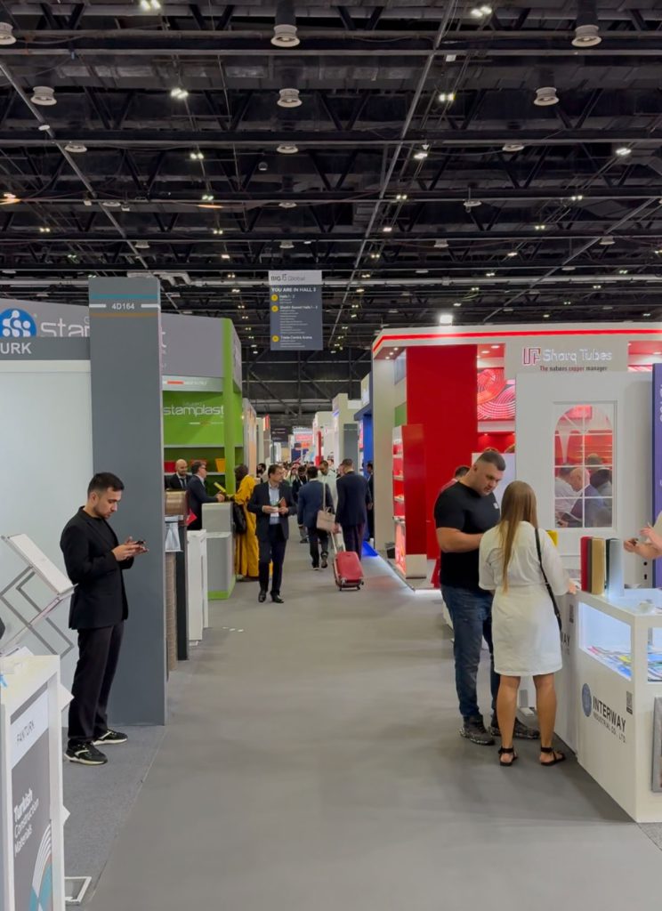 بازدید مهندس حسین ضیایی از نمایشگاه ساختمان BIG5 دبی