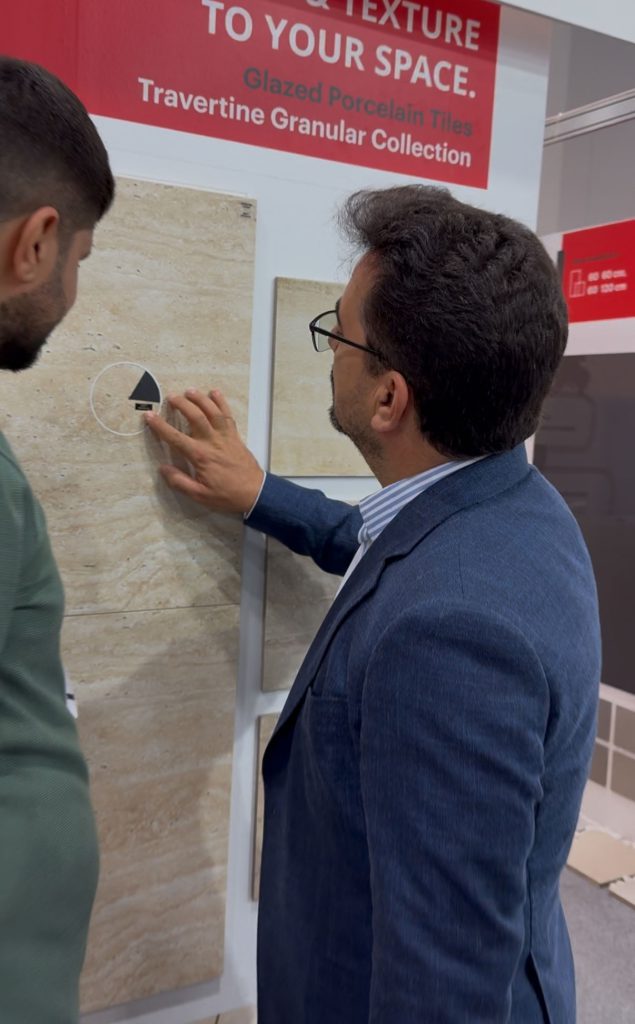 بازدید مهندس حسین ضیایی از نمایشگاه ساختمان BIG5 دبی